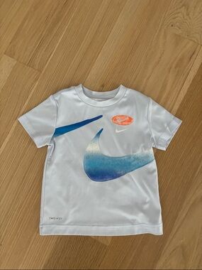 Nike Little Boy’s Watercolor Split Swoosh Dri-Fit T-Shirt